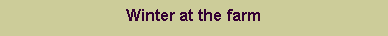 Text Box: Winter at the farm